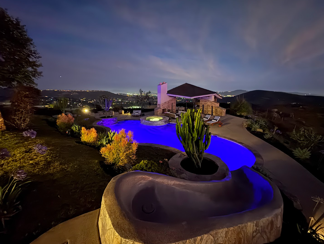 Pool at Dusk